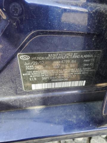 Photo 11 VIN: 5NPEB4AC8DH557537 - HYUNDAI SONATA 