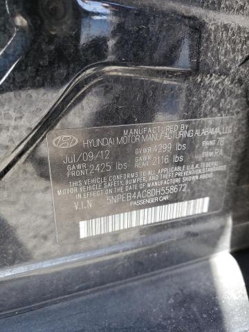 Photo 11 VIN: 5NPEB4AC8DH558672 - HYUNDAI SONATA GLS 