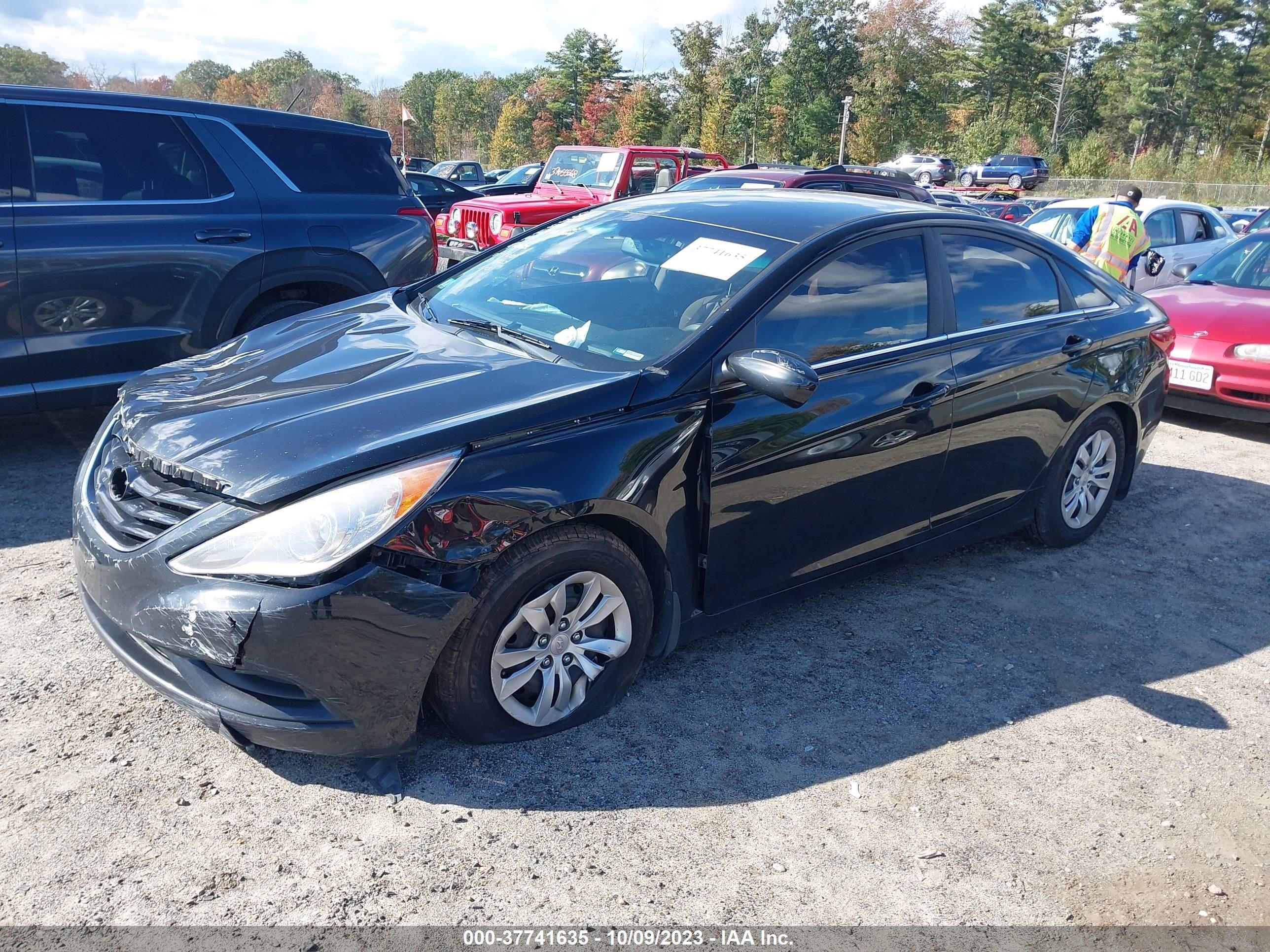 Photo 1 VIN: 5NPEB4AC8DH587282 - HYUNDAI SONATA 