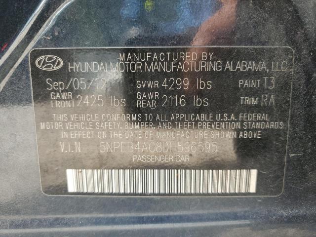 Photo 9 VIN: 5NPEB4AC8DH596595 - HYUNDAI SONATA GLS 