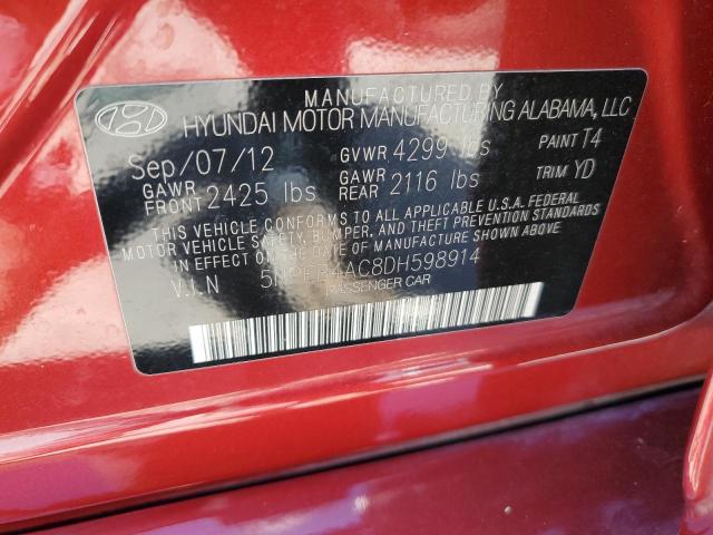 Photo 11 VIN: 5NPEB4AC8DH598914 - HYUNDAI SONATA GLS 