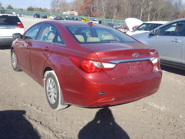 Photo 2 VIN: 5NPEB4AC8DH603707 - HYUNDAI SONATA GLS 