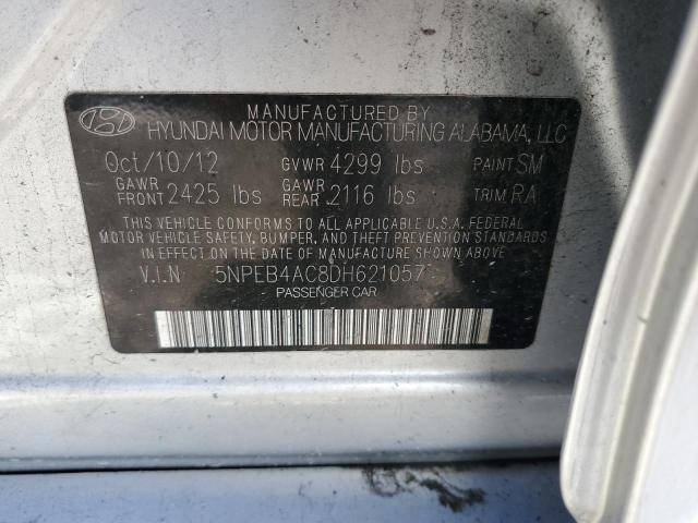 Photo 11 VIN: 5NPEB4AC8DH621057 - HYUNDAI SONATA 