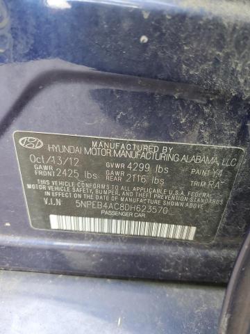 Photo 11 VIN: 5NPEB4AC8DH623570 - HYUNDAI SONATA GLS 