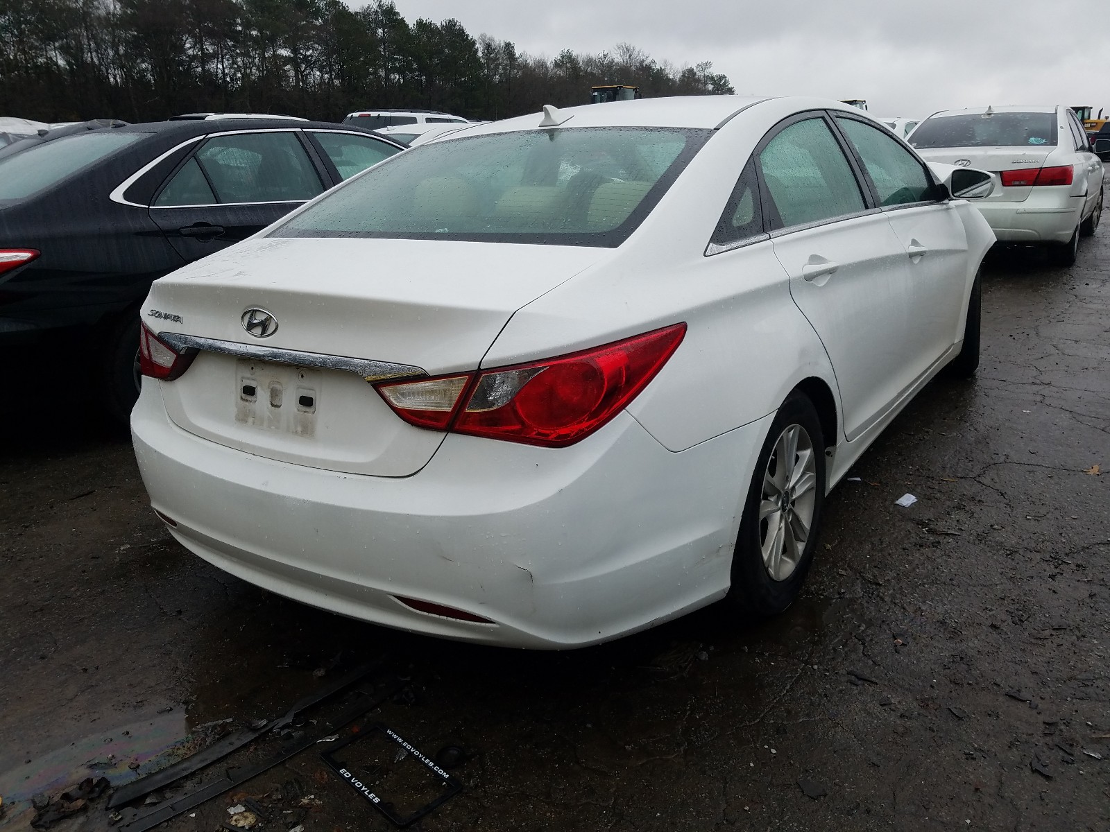 Photo 3 VIN: 5NPEB4AC8DH633354 - HYUNDAI SONATA GLS 