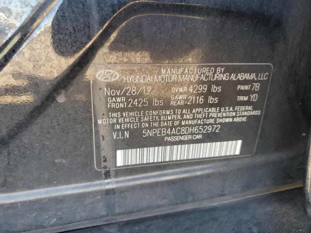 Photo 11 VIN: 5NPEB4AC8DH652972 - HYUNDAI SONATA 