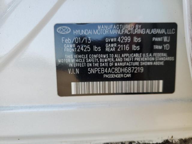 Photo 12 VIN: 5NPEB4AC8DH687219 - HYUNDAI SONATA GLS 