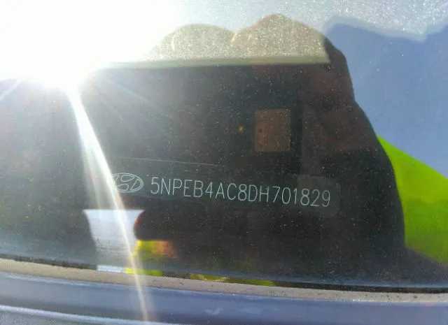 Photo 8 VIN: 5NPEB4AC8DH701829 - HYUNDAI SONATA 