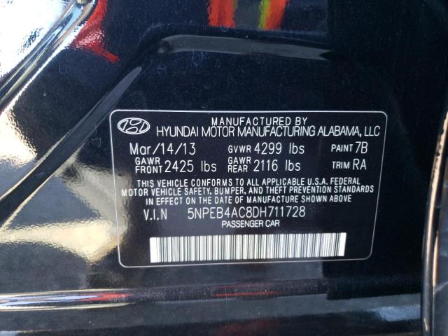 Photo 11 VIN: 5NPEB4AC8DH711728 - HYUNDAI SONATA GLS 