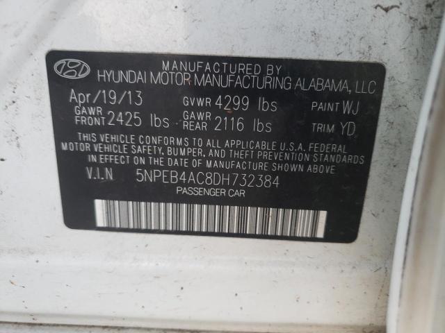 Photo 11 VIN: 5NPEB4AC8DH732384 - HYUNDAI SONATA 