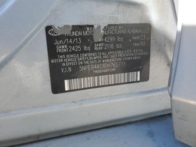 Photo 11 VIN: 5NPEB4AC8DH765773 - HYUNDAI SONATA 