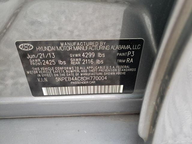 Photo 11 VIN: 5NPEB4AC8DH770004 - HYUNDAI SONATA 