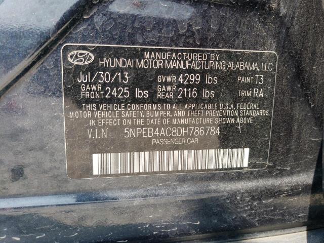 Photo 11 VIN: 5NPEB4AC8DH786784 - HYUNDAI SONATA 