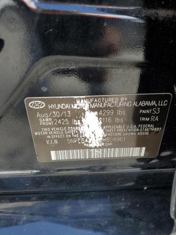 Photo 12 VIN: 5NPEB4AC8DH804961 - HYUNDAI SONATA 