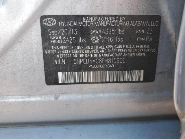 Photo 11 VIN: 5NPEB4AC8EH815606 - HYUNDAI SONATA 