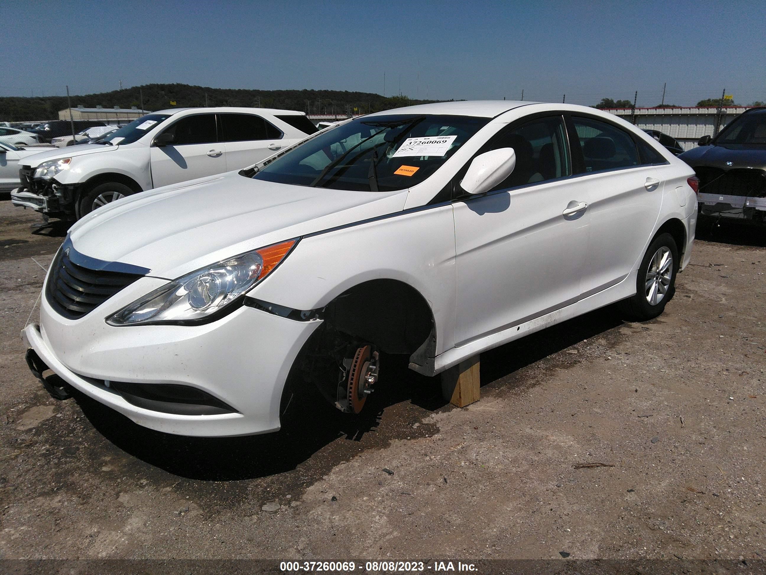 Photo 1 VIN: 5NPEB4AC8EH831045 - HYUNDAI SONATA 