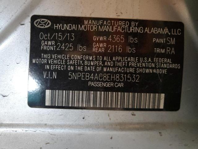 Photo 11 VIN: 5NPEB4AC8EH831532 - HYUNDAI SONATA 