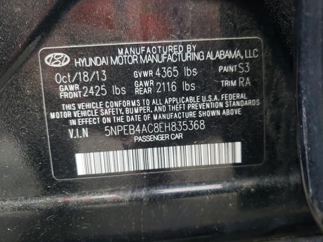 Photo 9 VIN: 5NPEB4AC8EH835368 - HYUNDAI SONATA GLS 