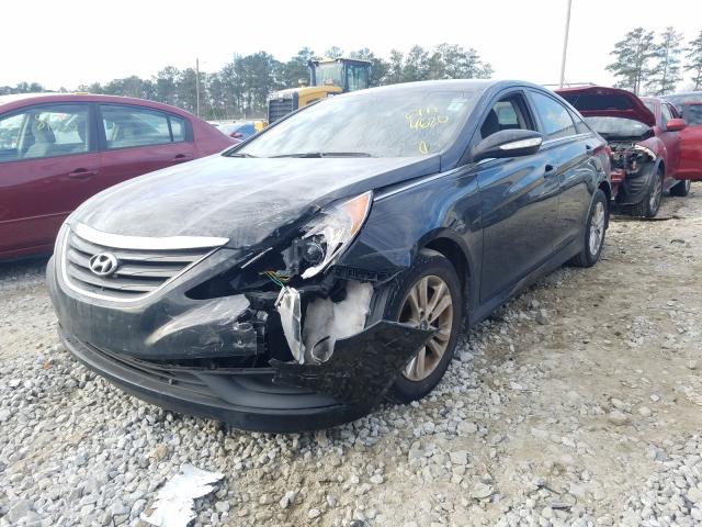 Photo 1 VIN: 5NPEB4AC8EH840828 - HYUNDAI SONATA GLS 