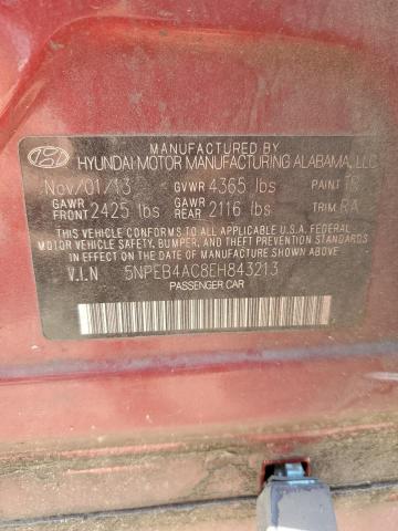 Photo 11 VIN: 5NPEB4AC8EH843213 - HYUNDAI SONATA GLS 