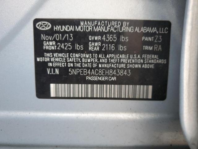 Photo 11 VIN: 5NPEB4AC8EH843843 - HYUNDAI SONATA 