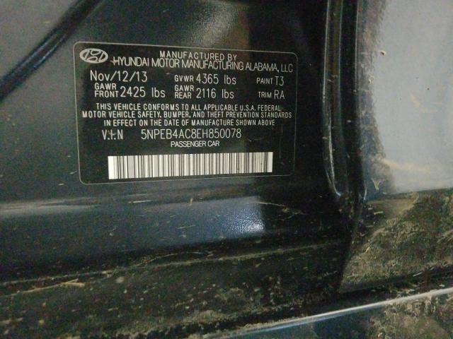 Photo 9 VIN: 5NPEB4AC8EH850078 - HYUNDAI SONATA GLS 