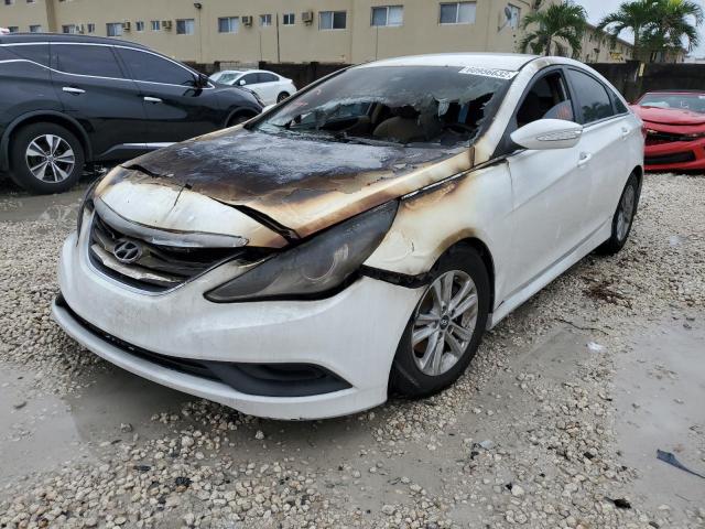 Photo 1 VIN: 5NPEB4AC8EH859427 - HYUNDAI SONATA GLS 