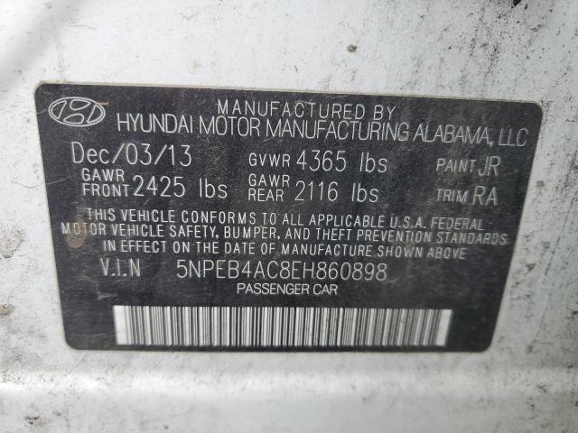 Photo 12 VIN: 5NPEB4AC8EH860898 - HYUNDAI SONATA 