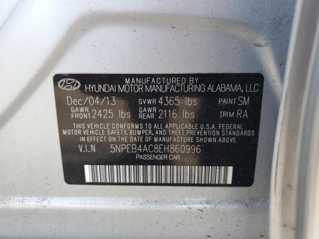 Photo 11 VIN: 5NPEB4AC8EH860996 - HYUNDAI SONATA GLS 