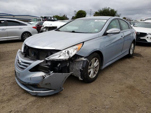 Photo 1 VIN: 5NPEB4AC8EH874610 - HYUNDAI SONATA GLS 