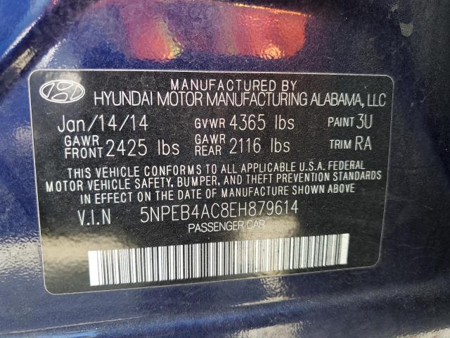 Photo 11 VIN: 5NPEB4AC8EH879614 - HYUNDAI SONATA GLS 