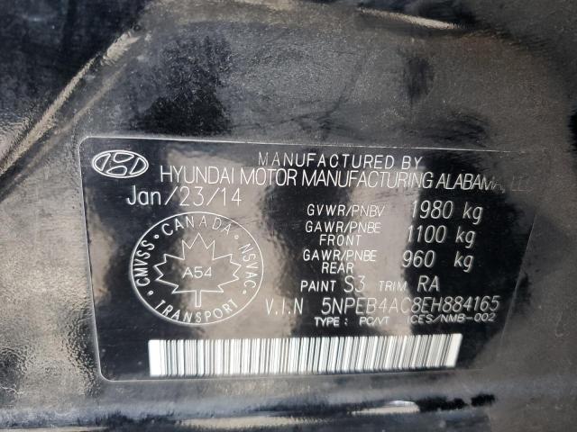 Photo 12 VIN: 5NPEB4AC8EH884165 - HYUNDAI SONATA 