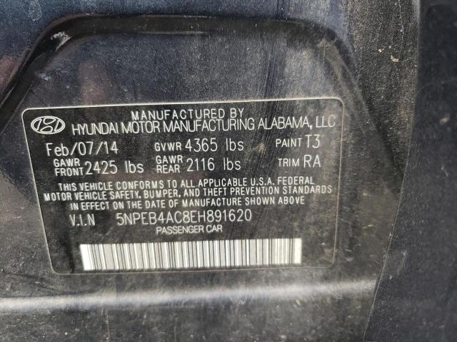 Photo 11 VIN: 5NPEB4AC8EH891620 - HYUNDAI SONATA GLS 