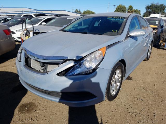 Photo 1 VIN: 5NPEB4AC8EH891908 - HYUNDAI SONATA GLS 