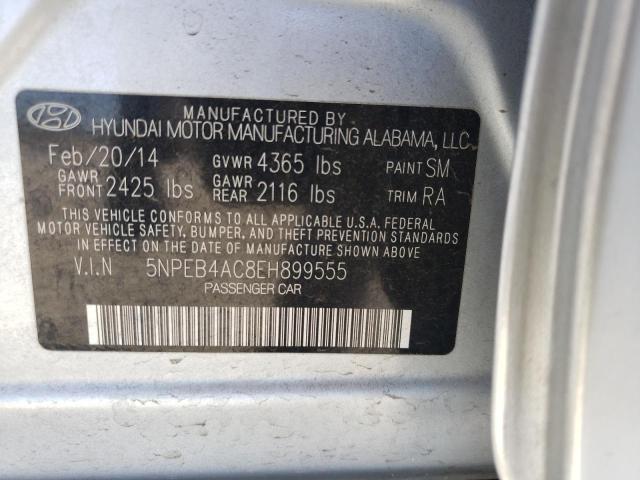 Photo 9 VIN: 5NPEB4AC8EH899555 - HYUNDAI SONATA GLS 