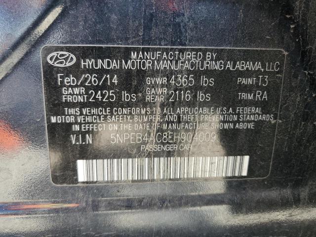 Photo 11 VIN: 5NPEB4AC8EH904009 - HYUNDAI SONATA 