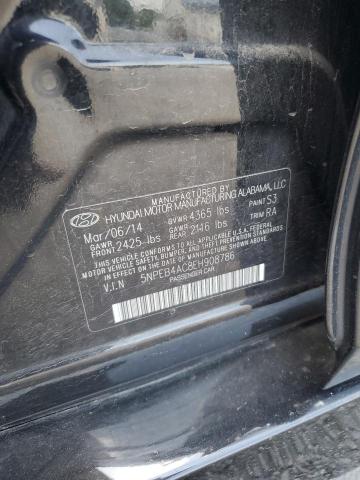 Photo 11 VIN: 5NPEB4AC8EH908786 - HYUNDAI SONATA 