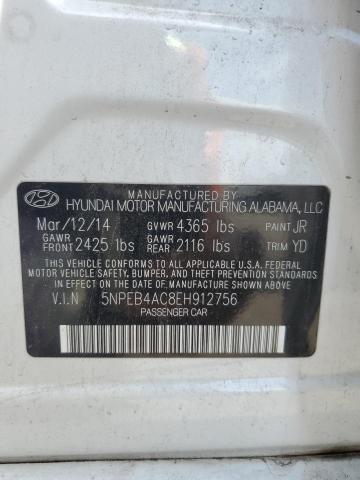 Photo 11 VIN: 5NPEB4AC8EH912756 - HYUNDAI SONATA 