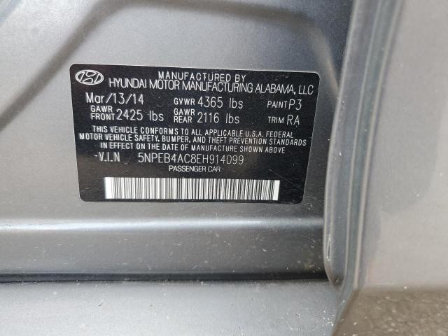 Photo 11 VIN: 5NPEB4AC8EH914099 - HYUNDAI SONATA 