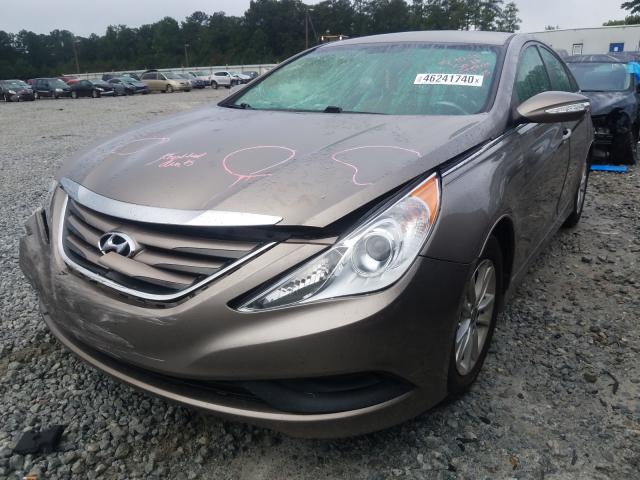 Photo 1 VIN: 5NPEB4AC8EH923529 - HYUNDAI SONATA GLS 