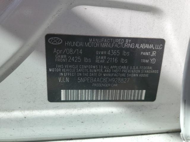 Photo 9 VIN: 5NPEB4AC8EH928827 - HYUNDAI SONATA GLS 