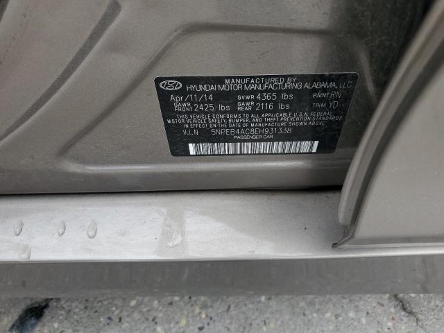 Photo 11 VIN: 5NPEB4AC8EH931338 - HYUNDAI SONATA GLS 