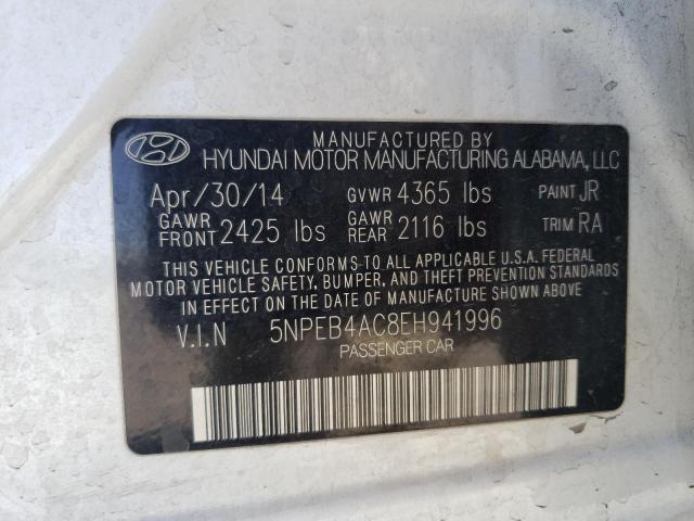 Photo 11 VIN: 5NPEB4AC8EH941996 - HYUNDAI SONATA GLS 