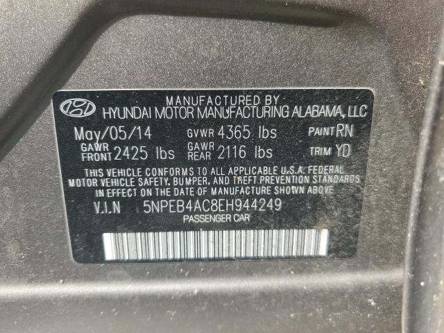 Photo 11 VIN: 5NPEB4AC8EH944249 - HYUNDAI SONATA GLS 