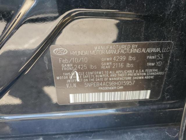 Photo 9 VIN: 5NPEB4AC9BH015957 - HYUNDAI SONATA GLS 