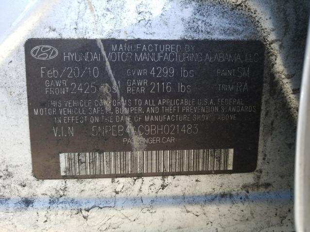 Photo 9 VIN: 5NPEB4AC9BH021483 - HYUNDAI SONATA GLS 