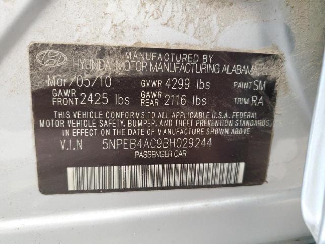 Photo 11 VIN: 5NPEB4AC9BH029244 - HYUNDAI SONATA GLS 