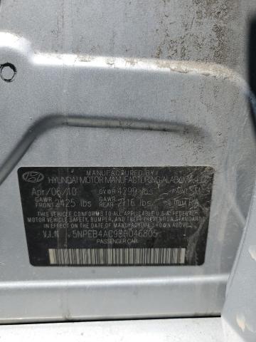 Photo 11 VIN: 5NPEB4AC9BH046805 - HYUNDAI SONATA 