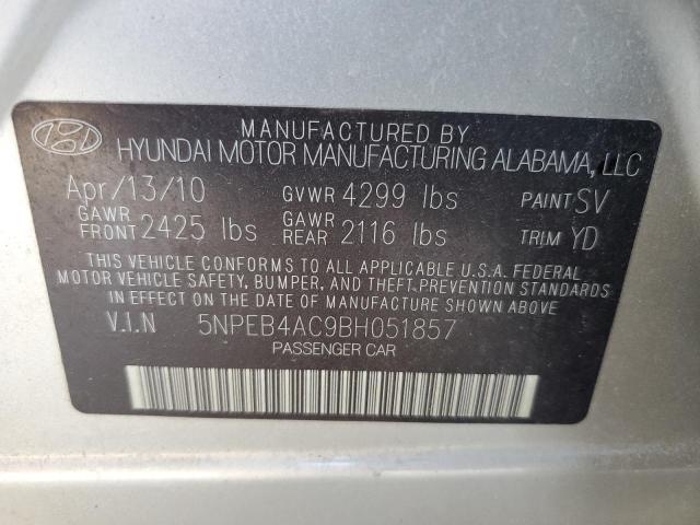 Photo 11 VIN: 5NPEB4AC9BH051857 - HYUNDAI SONATA GLS 