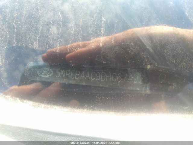 Photo 8 VIN: 5NPEB4AC9BH067492 - HYUNDAI SONATA 